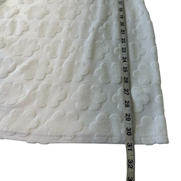 Papermoon Daisy Pattern Terry Cloth Bodycon Mini Dress, Small - Picture 8 of 8